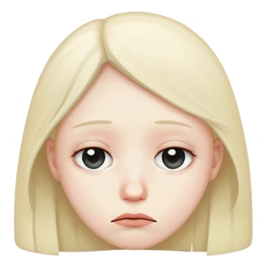 triste sin labios  sticker