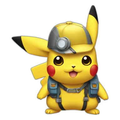 Pikachu ingeniero sticker