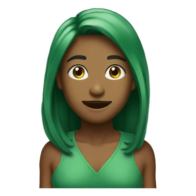 um entrgador com roupa verde sorrindo  sticker