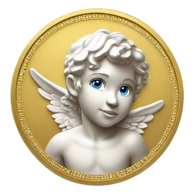 https://www.emojis.com/emoji/https-www-emojis-com-emoji-realistic-pale-cute-cupid-blue-eyes-flying-me6amnym-ACDj6ZVdL9r bas-relief on https://www.emojis.com/emoji/circle-gold-coin-with-laurel-JLuP0JHTVV sticker