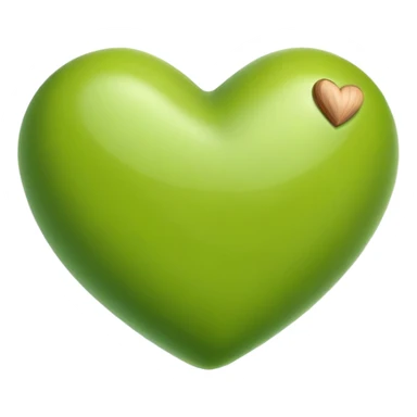 pistachio heart  sticker
