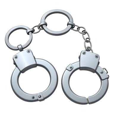 police hand cuffs sticker