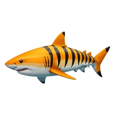 🐅🦈 i want the shark also have the coler of the tiger sticker