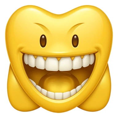 gold tooth no face sticker