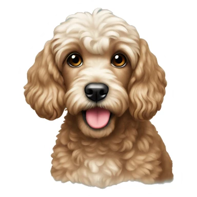 christmas cockerpoo sticker