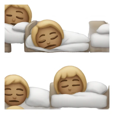 very sleepy person sticker