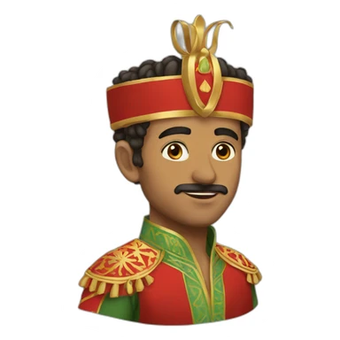 roi du maroc sticker