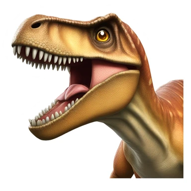 T rex he attacca un brachiosauro sticker