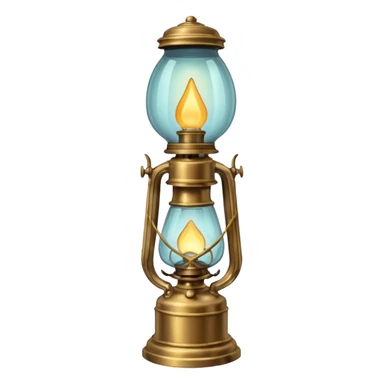 vintage gas lamp sticker