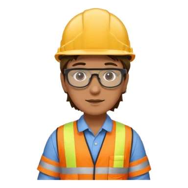 Stair Spotter and gloves. negative : character. sticker