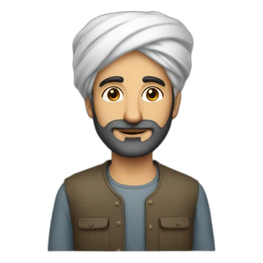 Iranian man sticker