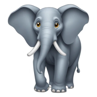 Éléphant qui a peur d'une souris sticker
