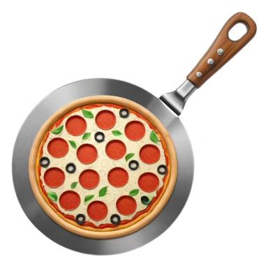 Round Pizza cutter sticker
