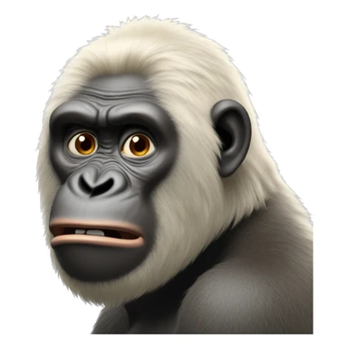 The ape cried. sticker