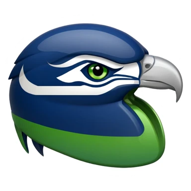 Create me a seahawks emoji sticker