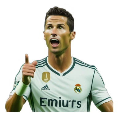 Cristiano say goodbye sticker