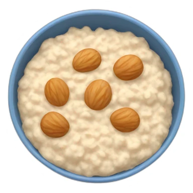 bowl of oatmeal sticker