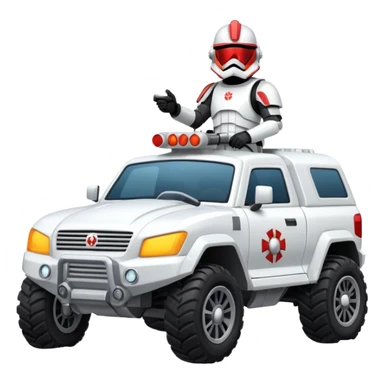 Snow planet Imperial Shock Troopers police off road interceptor  sticker