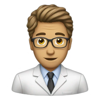 my boss creating an emoji sticker