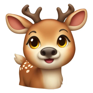A cute deer sticker