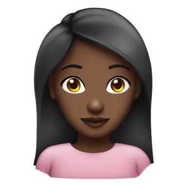 Black girls face on credit card sticker