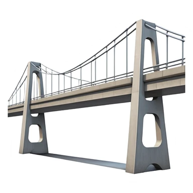 big bridge modern sticker