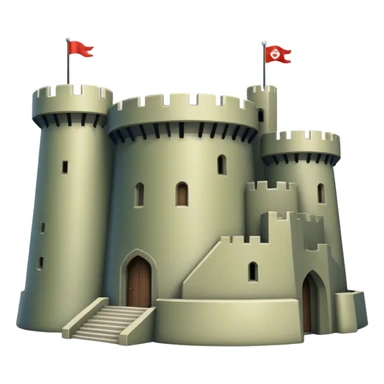 modern military fortress sticker