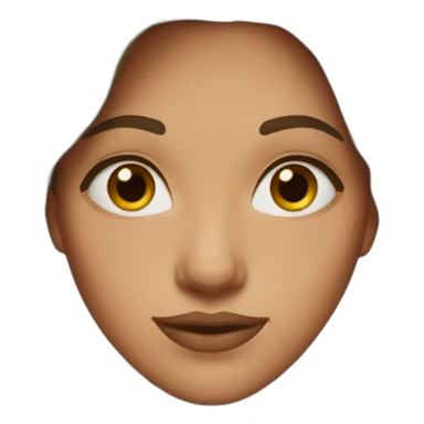 so busi woman with hazel eyes and brown hair sticker