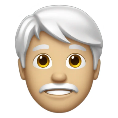 White rock emoji sticker