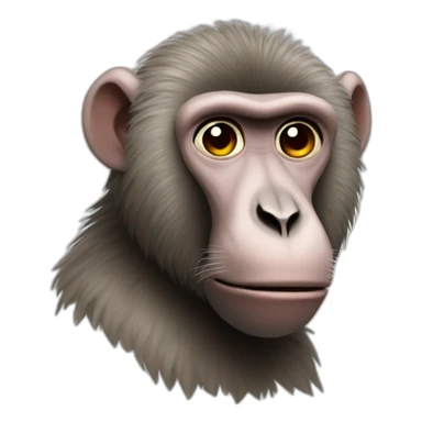 Baboon high temperature  sticker