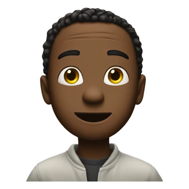 An emoji in a movie poster sticker