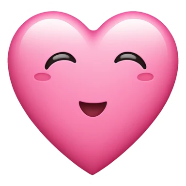 Cute pink heart sticker