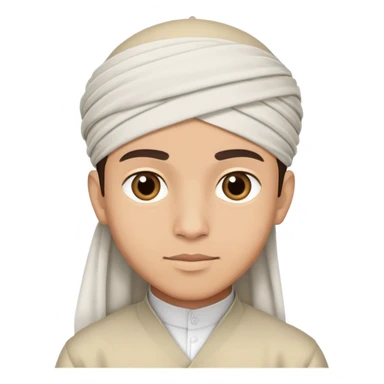 Muslim boy sticker