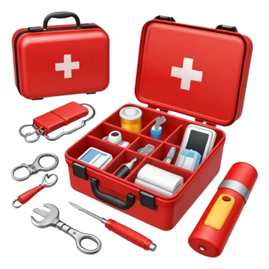 emergency kit sticker