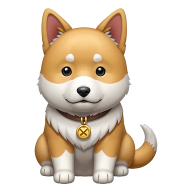 Hachiko from the anime sticker