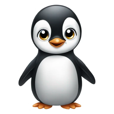 Baby penguin sticker