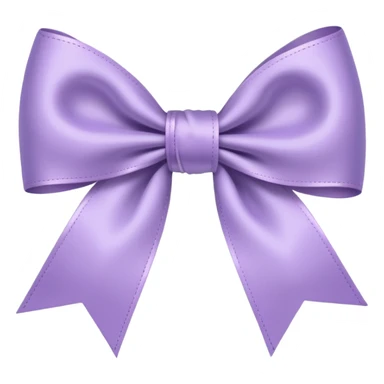 artsy bow delicate pastel purple colour sticker