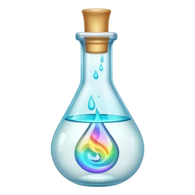 Potion – Glass vial filled  sticker