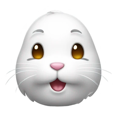 bunny is crying sticker