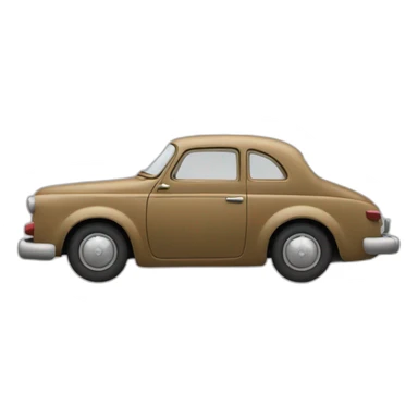 UNE VOITUR DANS UN CANP sticker