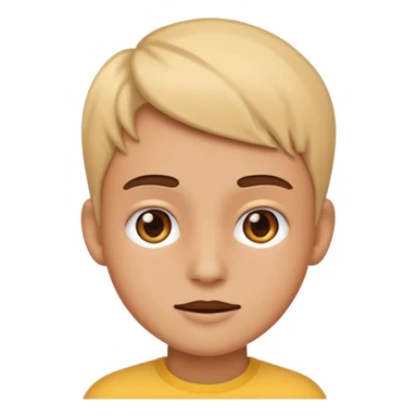 Plz a person who is young in emoji saradr sticker