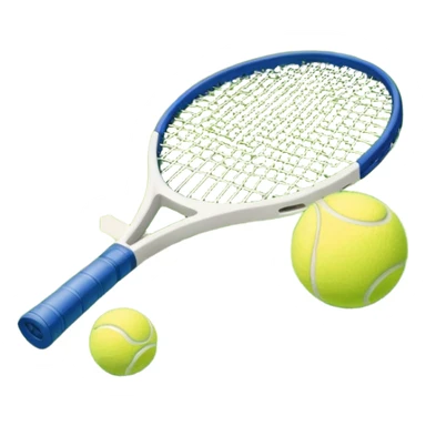 A tennis racket resting on the green grass of a tennis court, with a tennis ball placed nearby and the net stretching across the court. The background captures the fresh, open atmosphere of a traditional grass court, emphasizing the elegance and precision of the sport. sticker