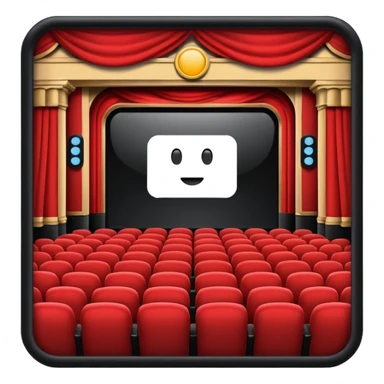 movie theater sticker