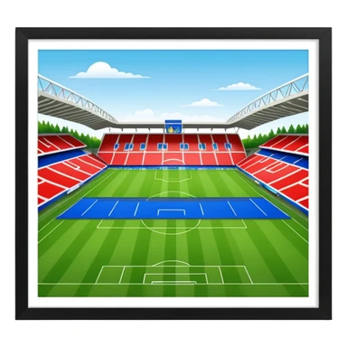 soccer stadium of fc basel in switzerland sticker