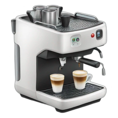 Espresso machine sticker