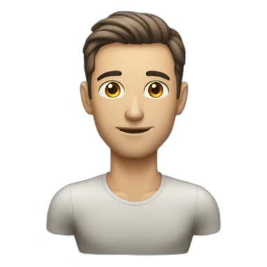 Very Slim Man Doing the Gay sticker