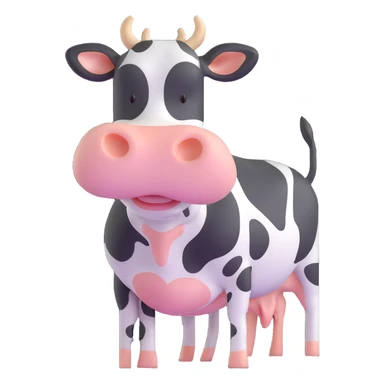 dairy cow sticker