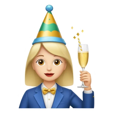 Champagne cheers  sticker