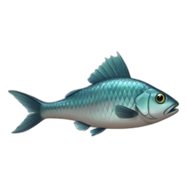 Latvian coin fish lats sticker
