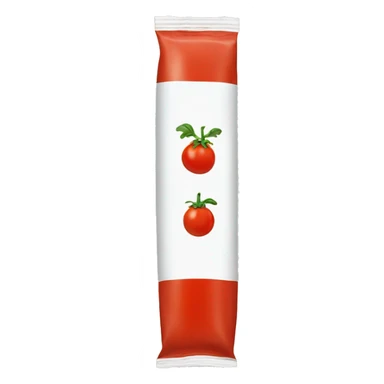 tomato puree tube sticker